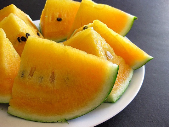 Yellow Moon & Stars Watermelon