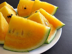 Yellow Moon & Stars Watermelon